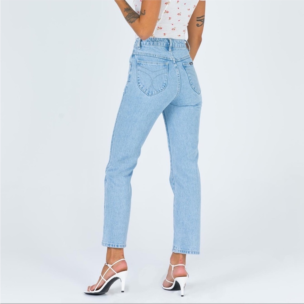 Rollas original high rise straight jeans 27